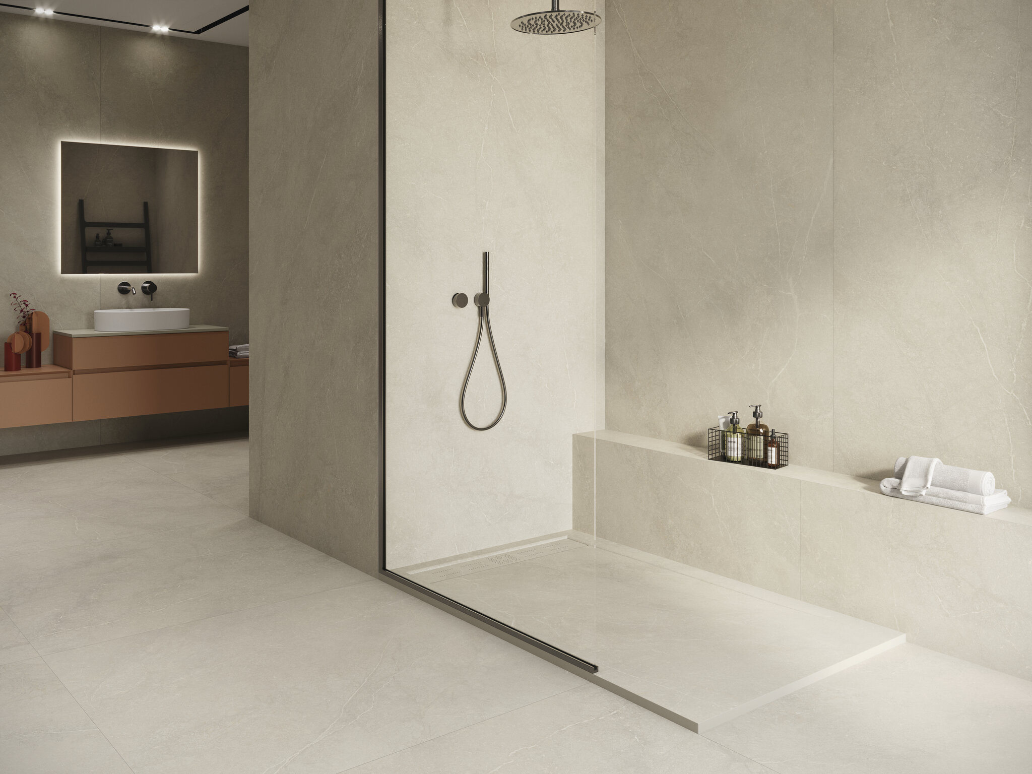 Grès cérame Cifre Ceramica Munich Sand mat 60 x 120 cm, rectifié - vue 2
