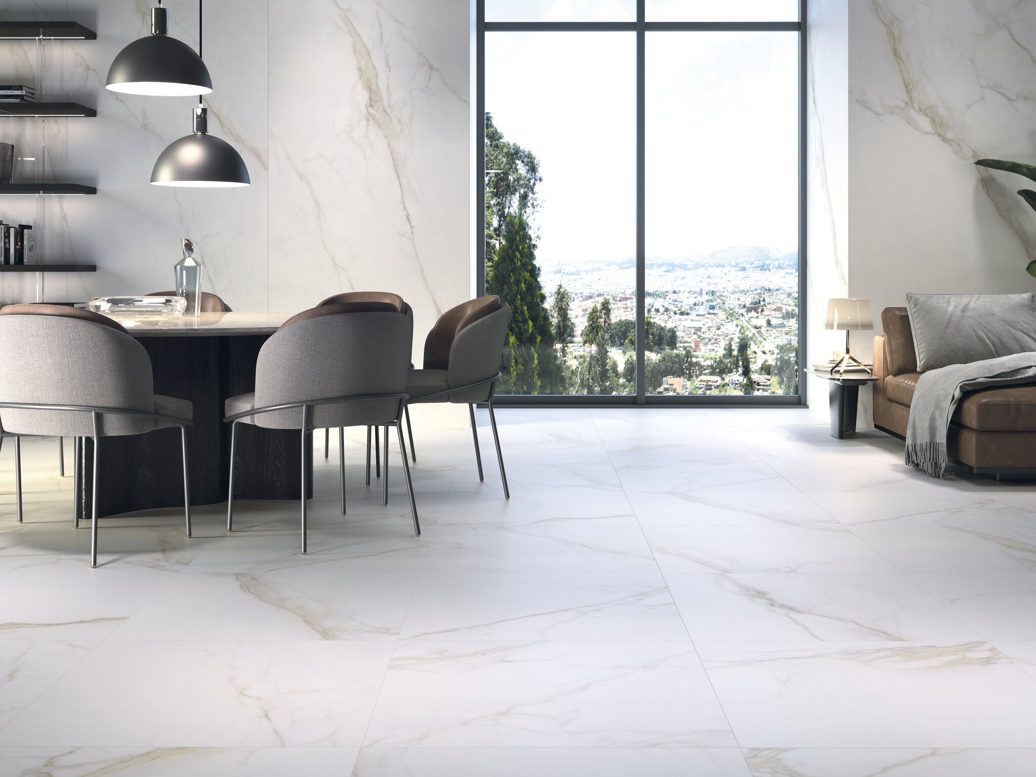 Grès cérame Cifre Ceramica Diamond Gold mat 60 x 120 cm, rectifié - vue 3