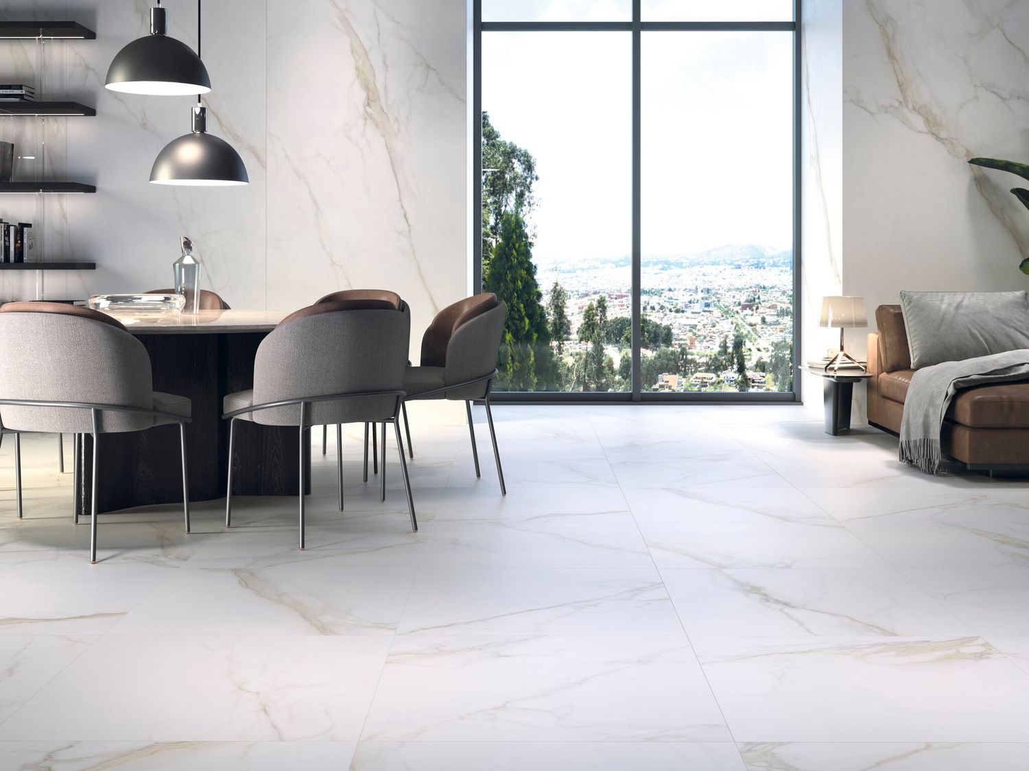 Grès cérame Diamond Gold mat 60 x 120 cm - Cifre Ceramica — vue 3