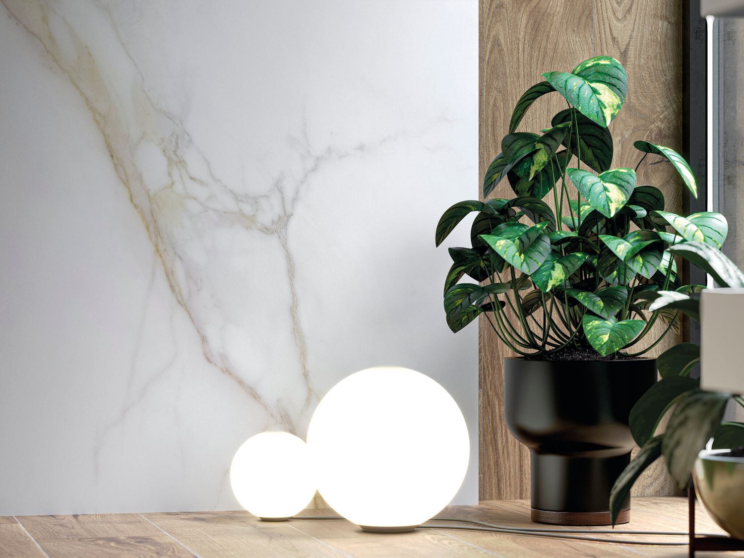 Grès cérame Diamond Gold mat 60 x 120 cm - Cifre Ceramica — vue 4