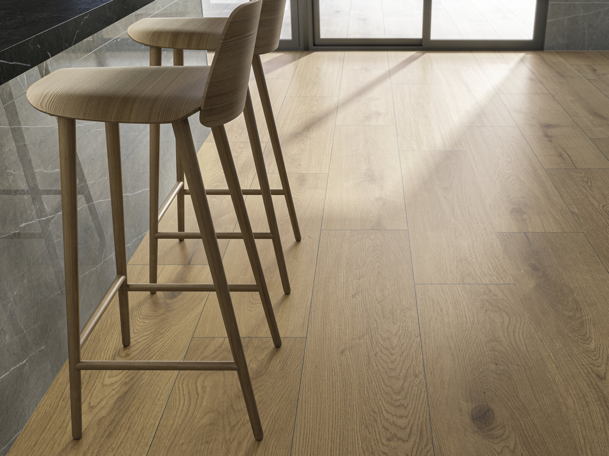 Grès cérame Cifre Ceramica Vermont Oak mat 20 x 120 cm, rectifié - vue 3