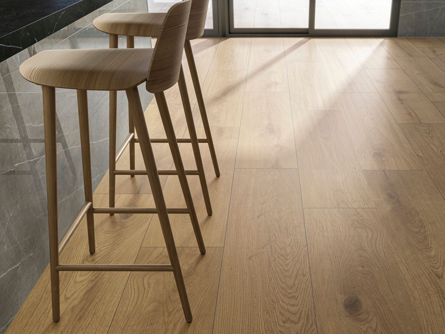 Grès cérame Vermont Oak mat R9 20 x 120 cm - Cifre Ceramica — vue 3