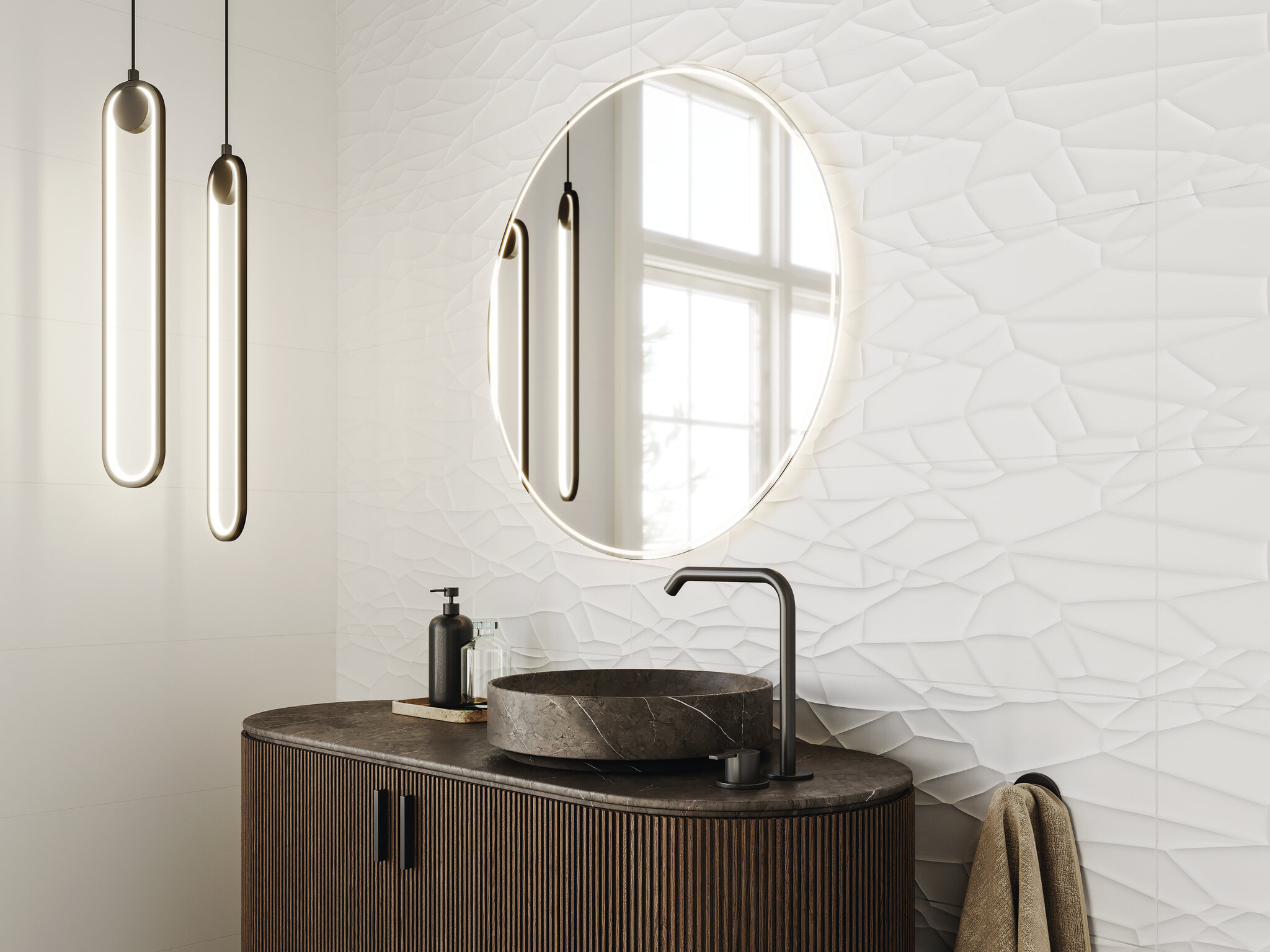 Pâte blanche Cifre Ceramica Glaciar mat 30 x 90 cm, rectifié - vue 2