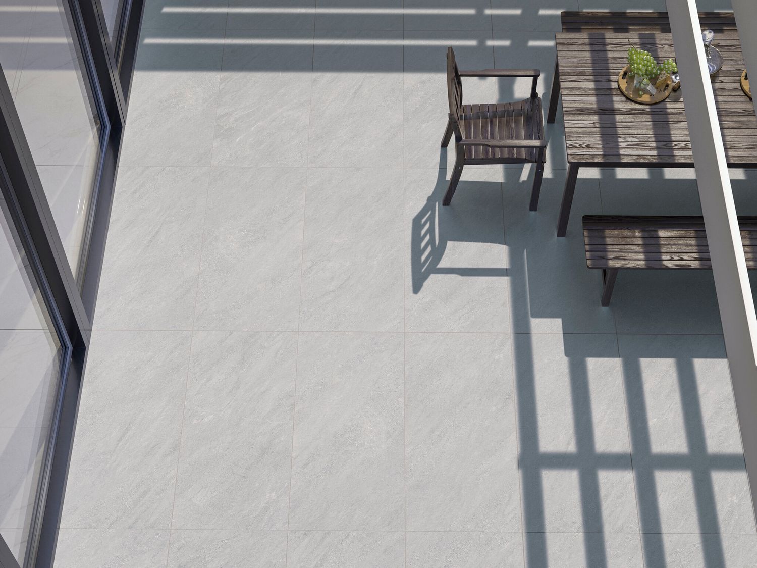 Mat Kliff Pearl Porcelain Stoneware R9 60 x 120 cm - Cifre Ceramica