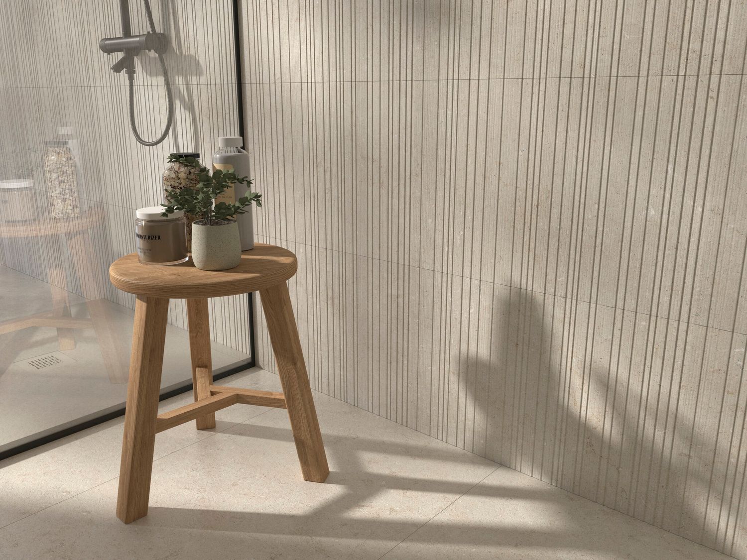 Grès cérame Cronos Cream mat R9 60 x 120 cm - Cifre Ceramica — vue 3