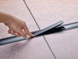 Geberit CleanLine30 mat noir, acier inoxydable, longueur 30-90 cm, profilé de finition de douche.
