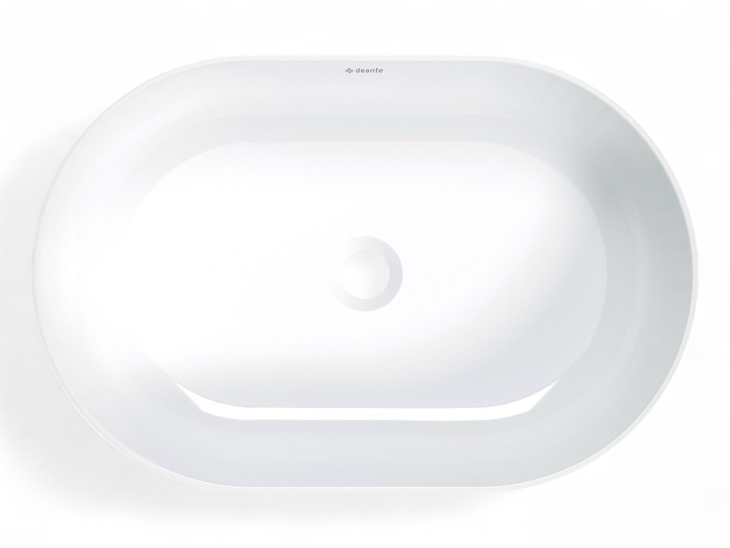 Deante Round Oval Countertop Basin 58 x 38 cm