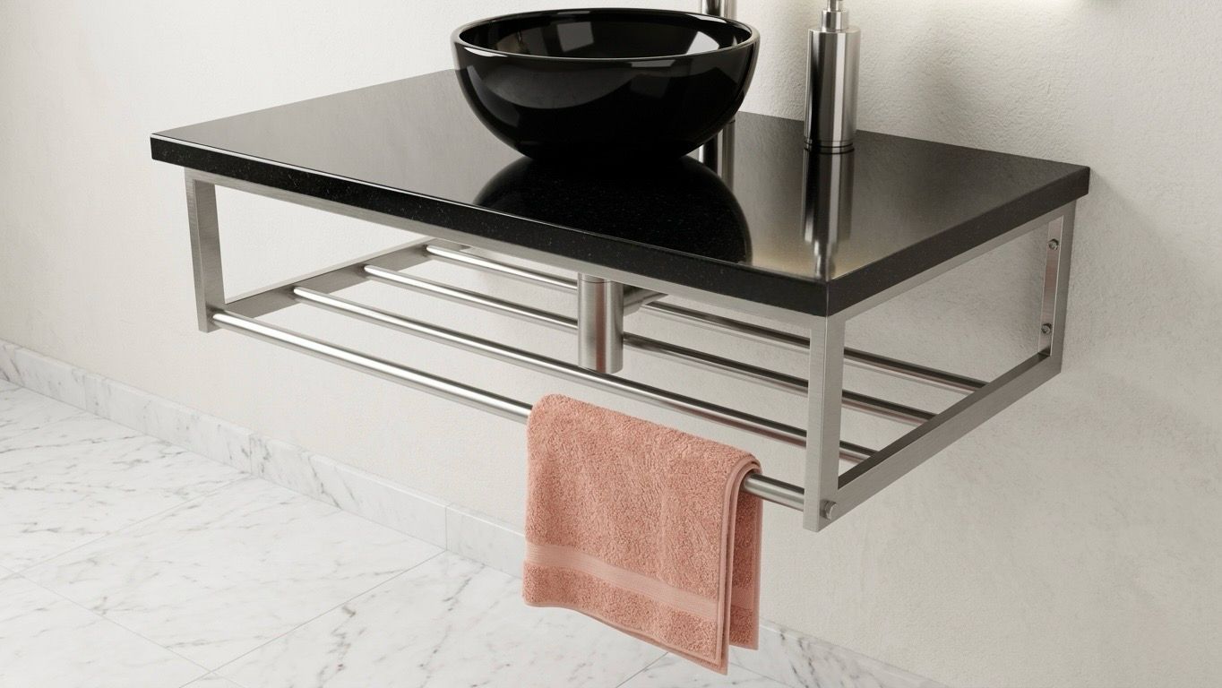 Bluestone Stainless Steel Support for 90 cm Countertops