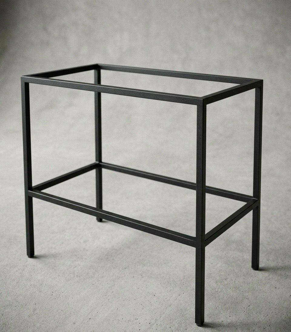 Bluestone Epoxy Steel Base for Wave Furniture