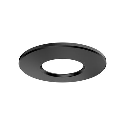 Hansgrohe Rosace bec noir mat pour mitigeurs de lavabo encastrés.