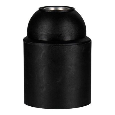 Hansgrohe Douille mitigeurs de lavabo encastrés noir mat, cylindrical faucet sleeve and dome.