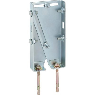 Kit de fixation murale autoportant galvanisé Geberit GIS avec boulons et vis.