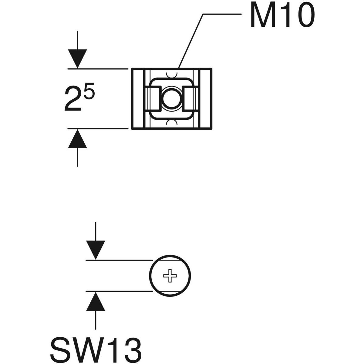 Geberit GIS Mounting Clip