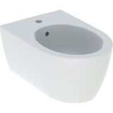 Bidet mural Geberit iCon, céramique blanche, design élégant, installation monotrou.