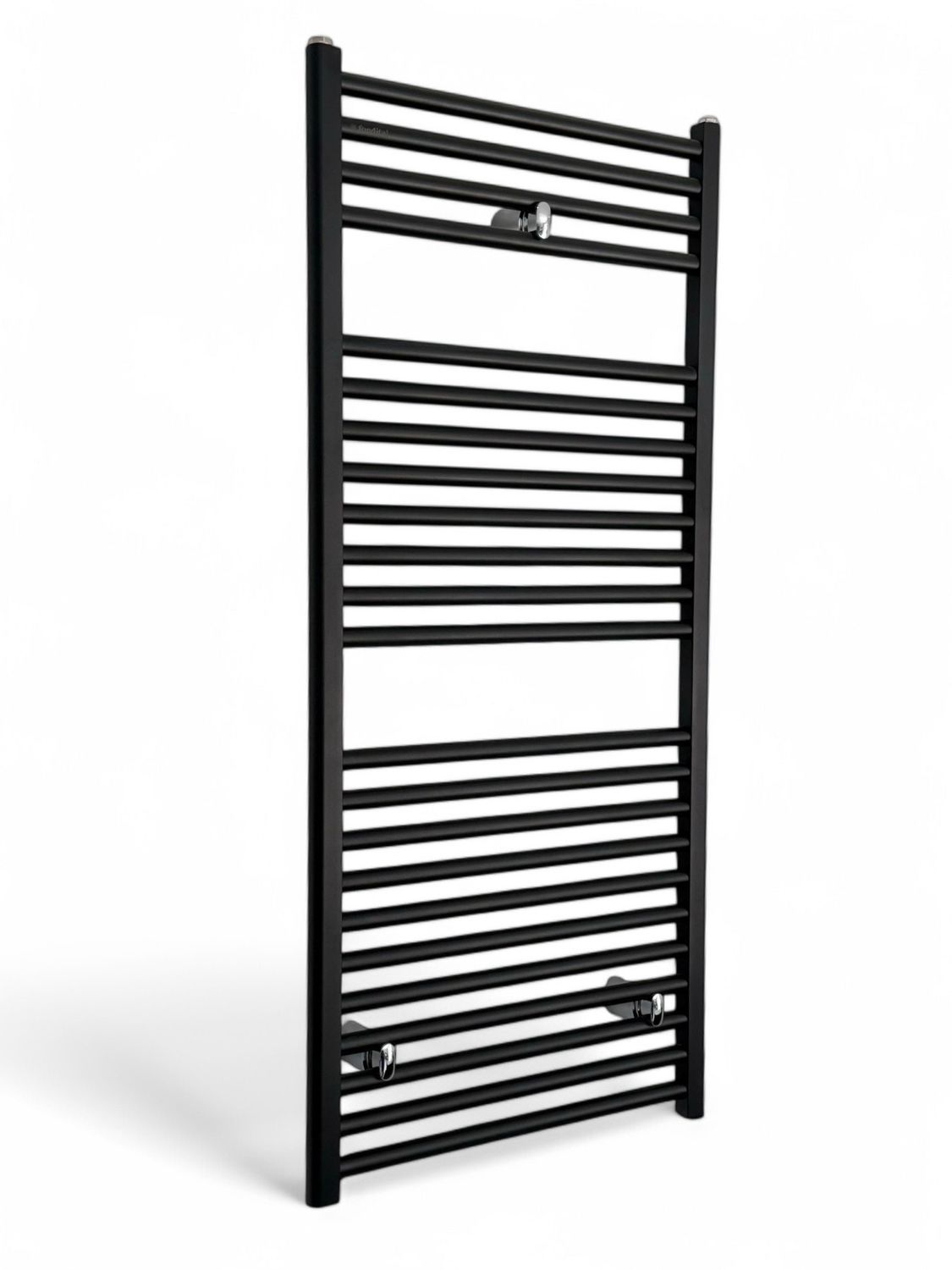Radiateur sèche-serviettes en aluminium Fondital Cool 116 x 50 cm en noir métropolitain — vue 4
