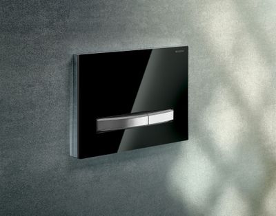 Geberit Sigma50 Flush Plate / Black - Chrome