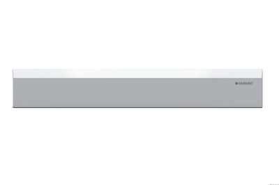 Set de finition Geberit pour évacuation murale chromé brillant, en matière synthétique