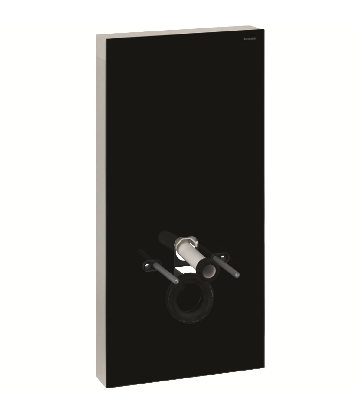 Panneau sanitaire Geberit Monolith PLUS pour WC suspendu / Verre noir - vue 2