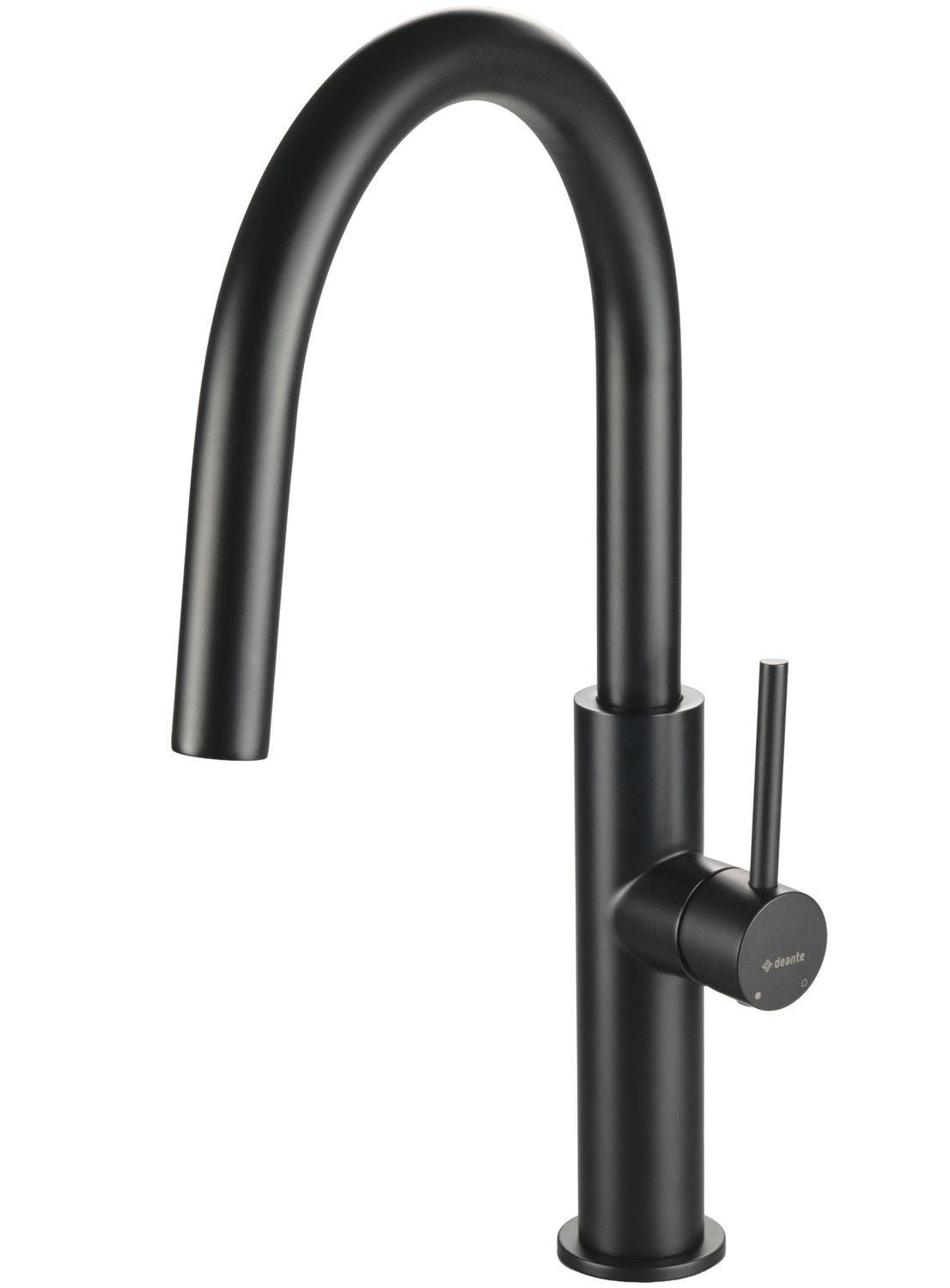 Deante Evora Kitchen Mixer 200 mm in Matte Black