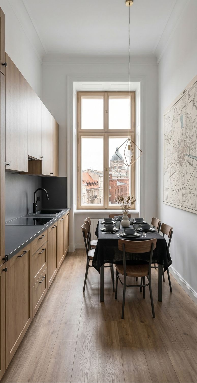 Mitigeur de cuisine Deante Evora 200 mm en noir mat — vue 3