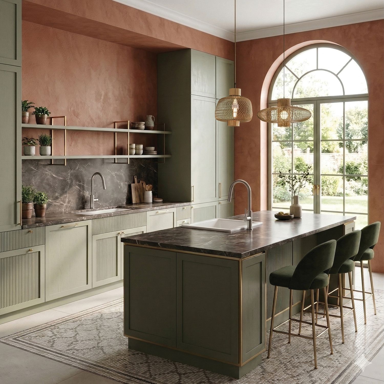 Mitigeur de cuisine Deante Evora 200 mm en acier inoxydable brossé — vue 5