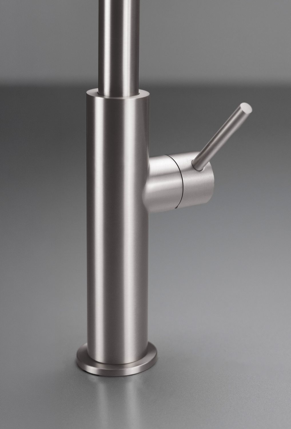 Mitigeur de cuisine Deante Evora 200 mm en acier inoxydable brossé — vue 3