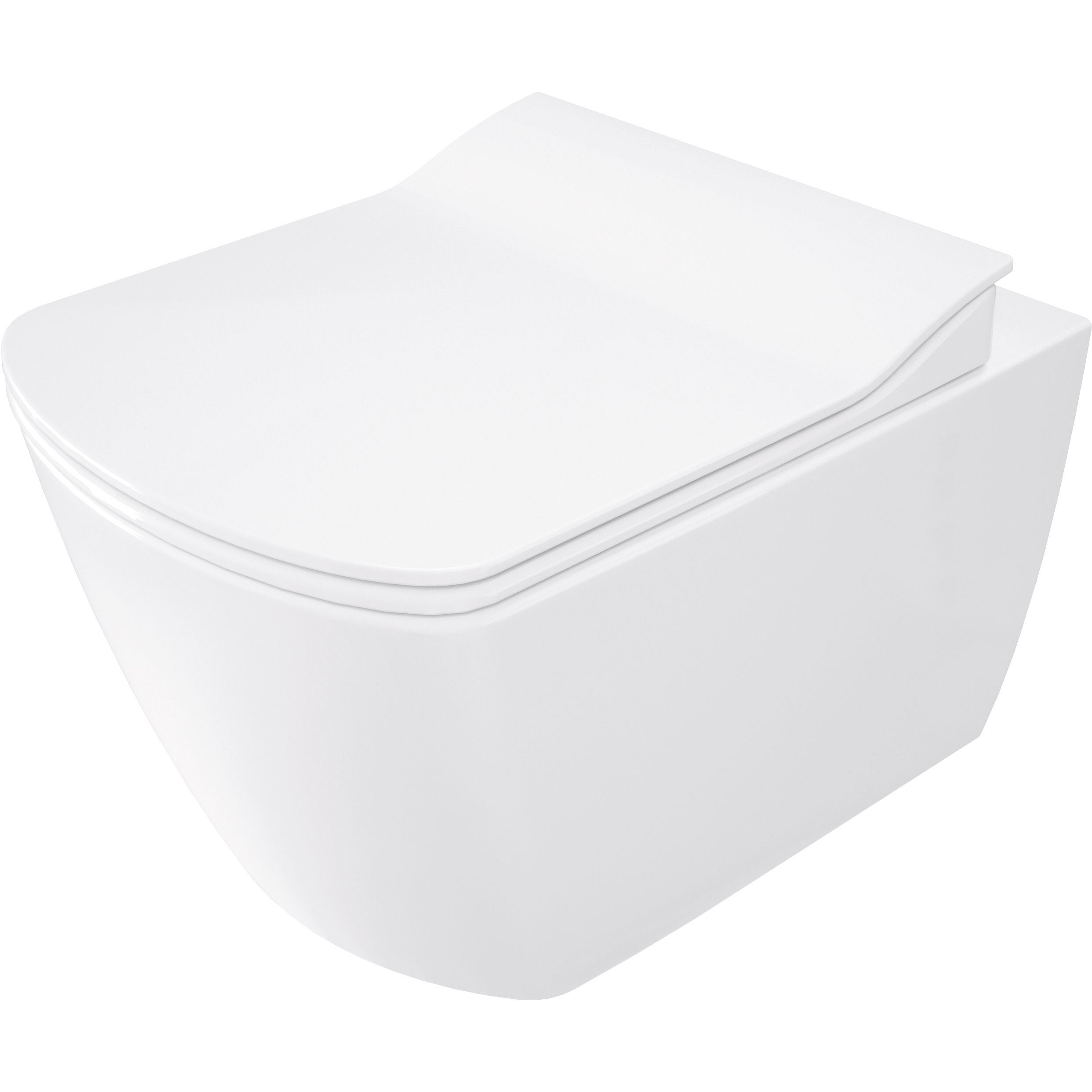 Pack cuvette suspendue Deante Blur sans rebord avec fonction bidet, mitigeur et abattant à abaissement automatique - vue 6