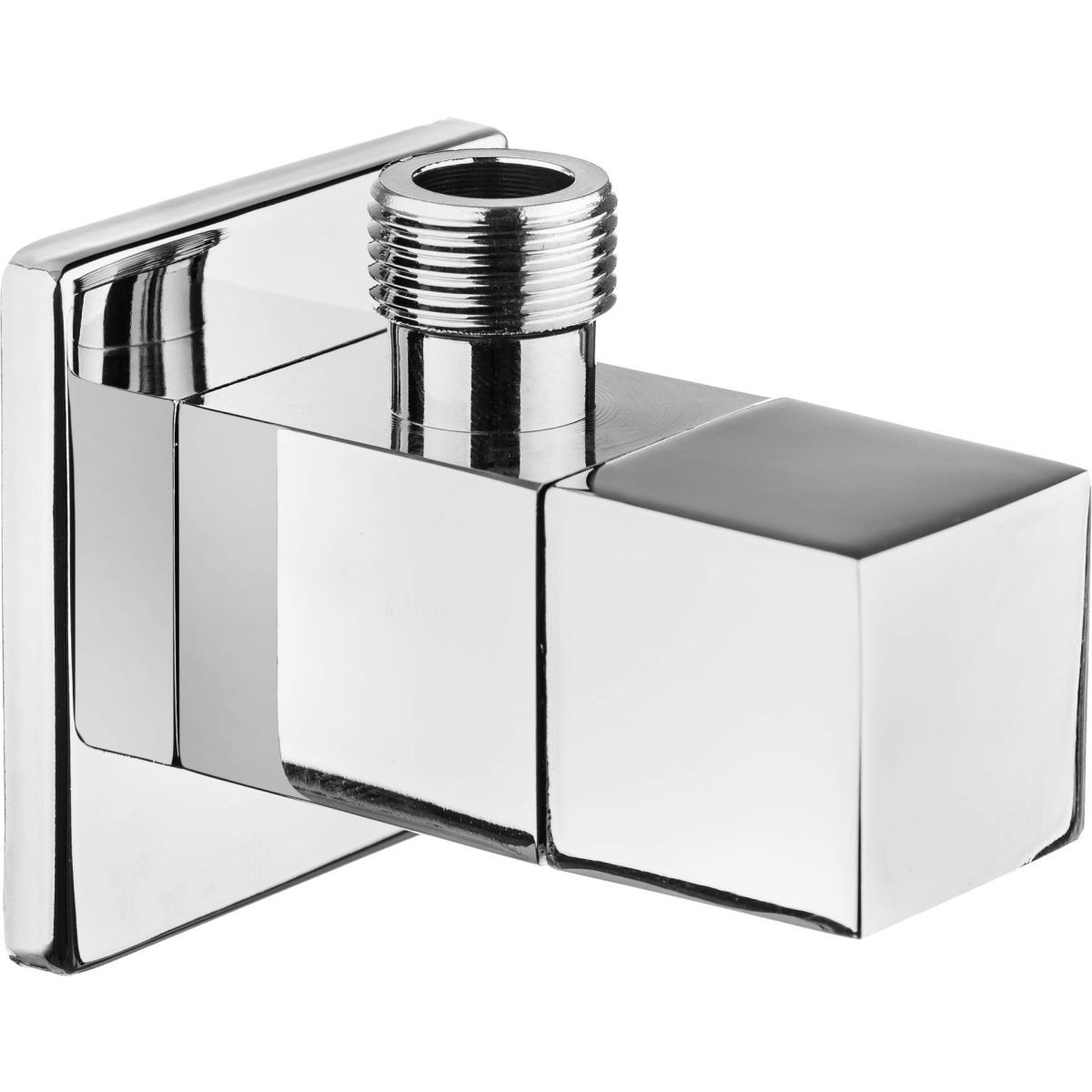 Deante Shut-off Valve with Square Ceramic Cartridge, 1/2" - 3/8"