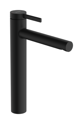Hansgrohe Zesis S 230 CoolStart Basin Mixer with Pull Rod and Drain in Matte Black