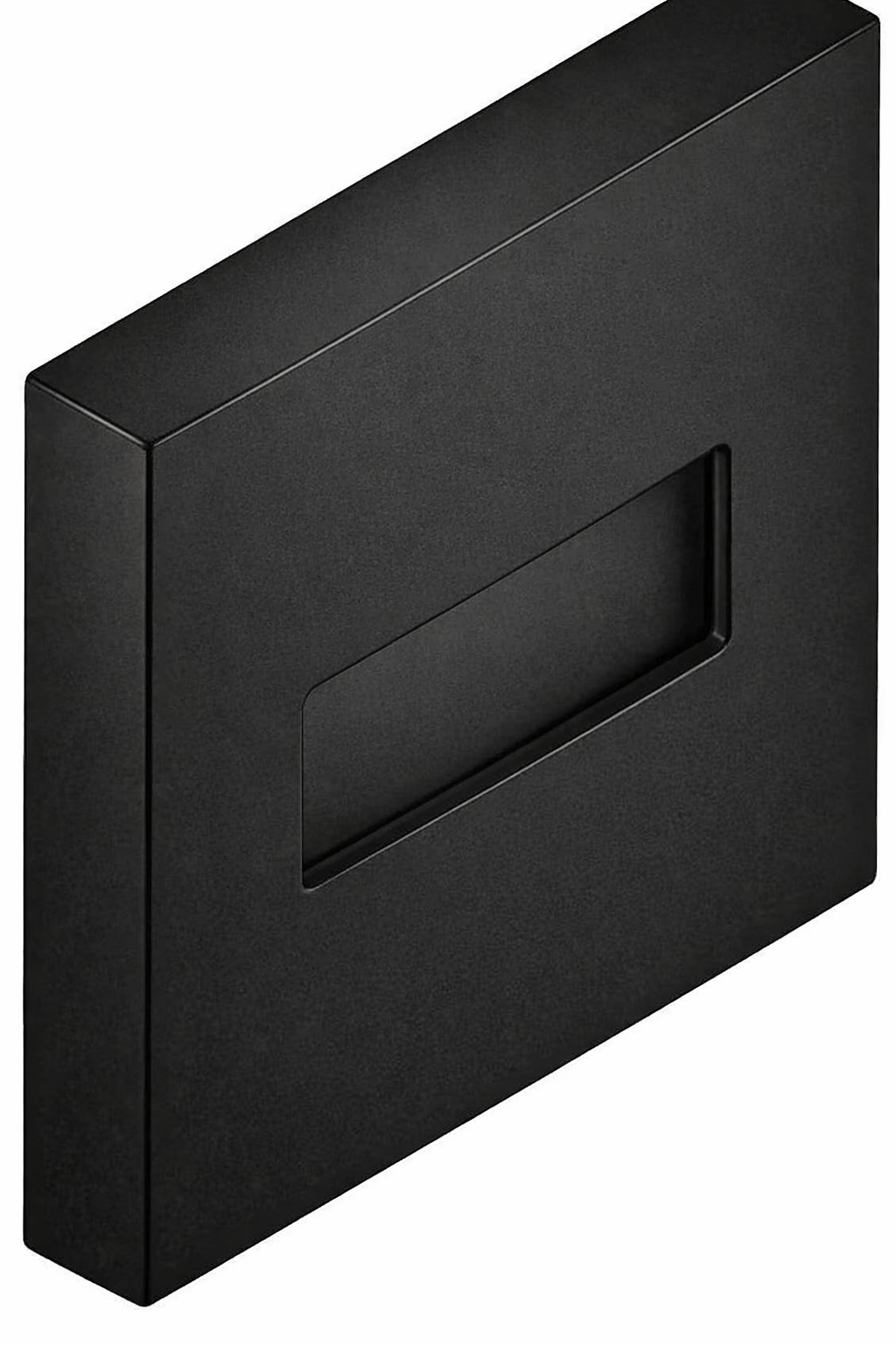 Rosace pour bras de douche Hansgrohe en noir mat - vue 2