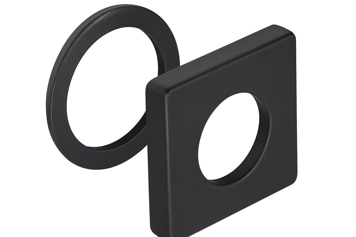 Rosace pour poignée Hansgrohe en noir mat