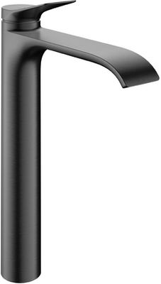 Hansgrohe Vivenis 250 CoolStart Basin Mixer with Pull Rod and Waste Set in Brushed Black Chrome