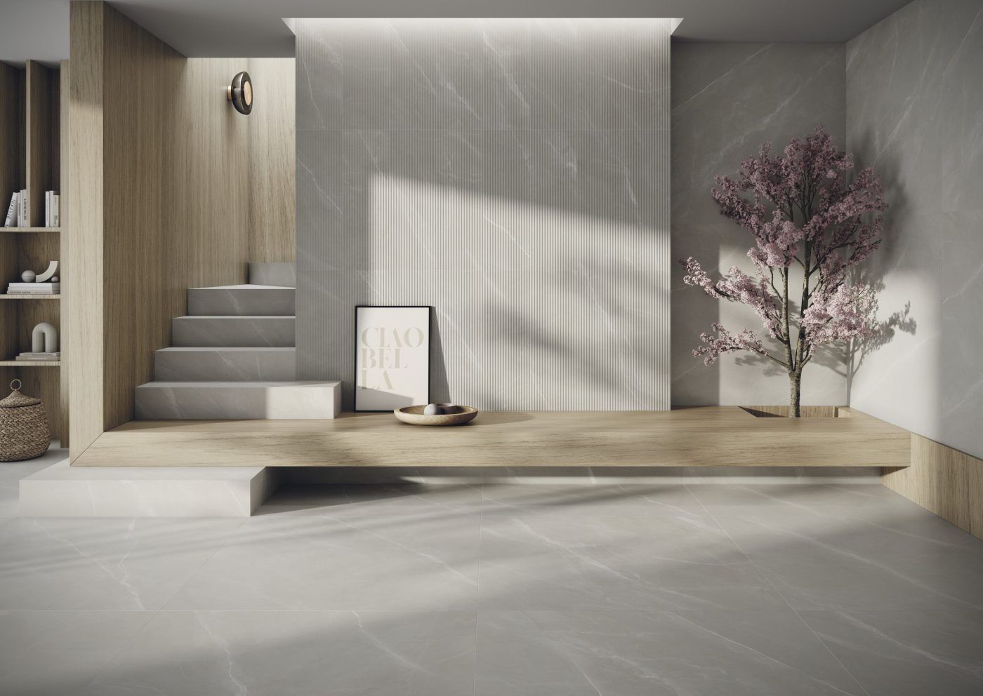 Cifre Ceramica Porcelain Stoneware Paradise White Glossy 60 x 120 cm, Rectified