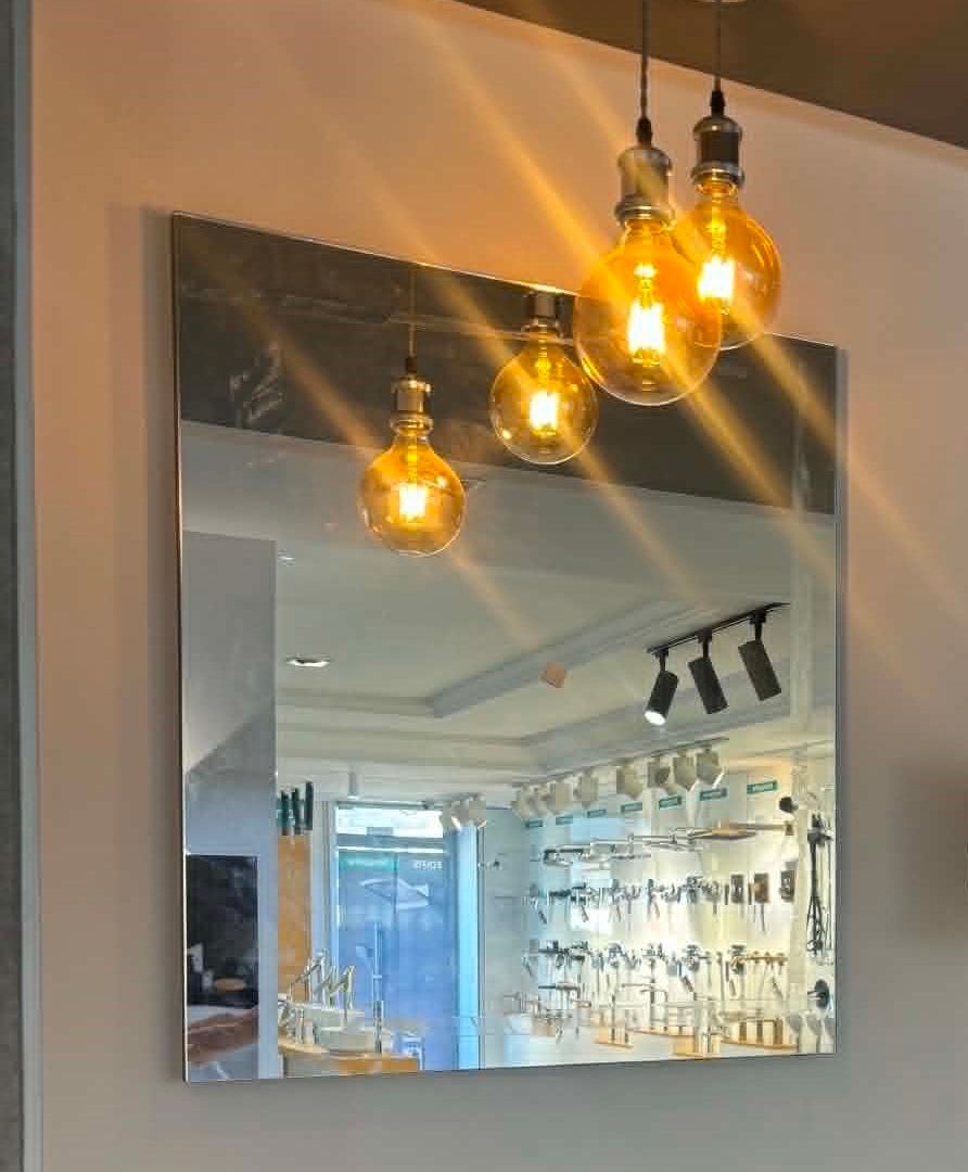 Frameless Bathroom Mirror 70 x 80 cm