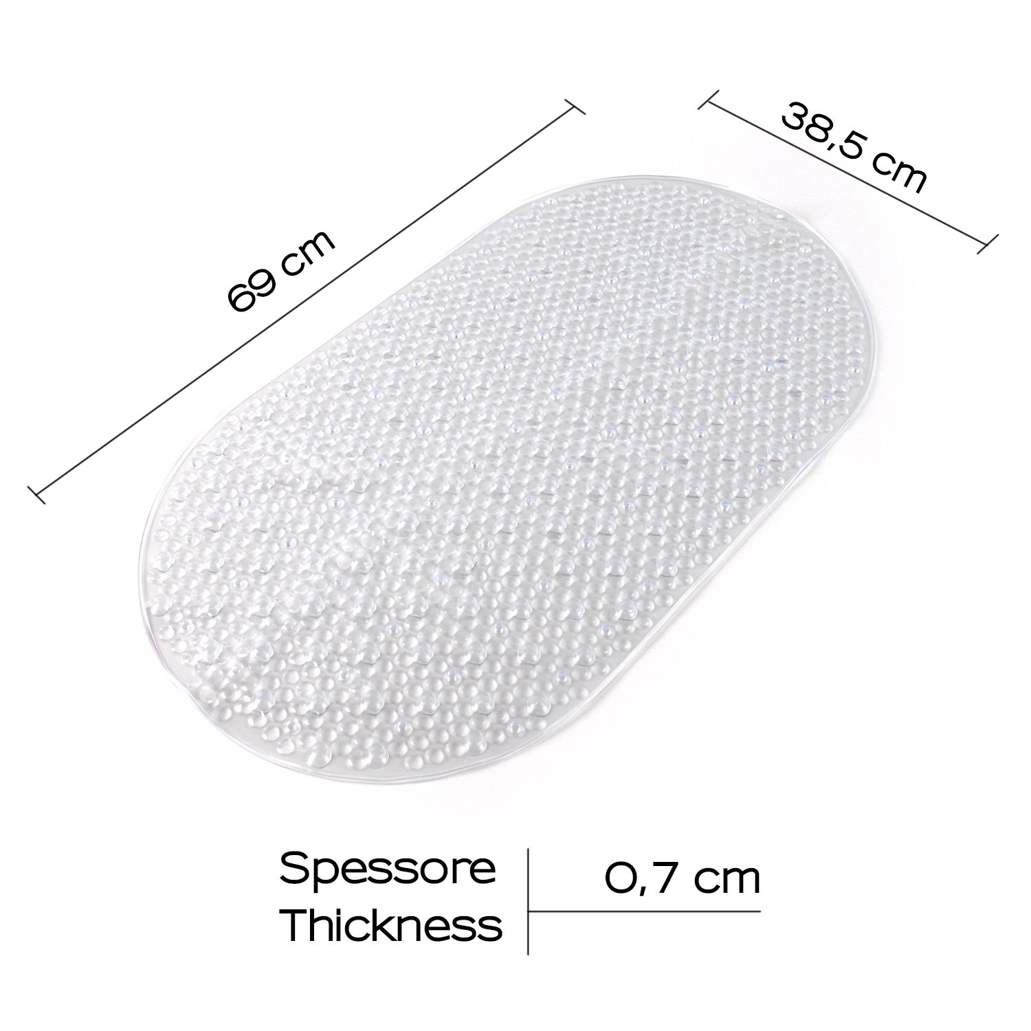 Solid Shower and Bathtub Mat