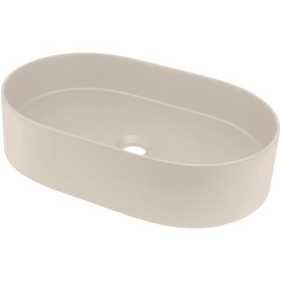 Vasque à poser ovale Deante Silia 55 x 35 cm en beige