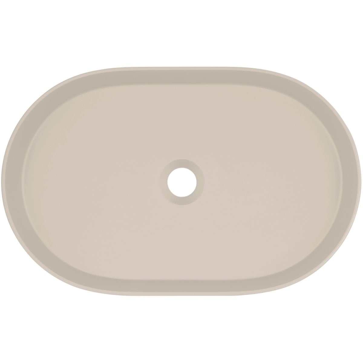 Vasque à poser ovale Deante Silia 55 x 35 cm en beige - vue 2