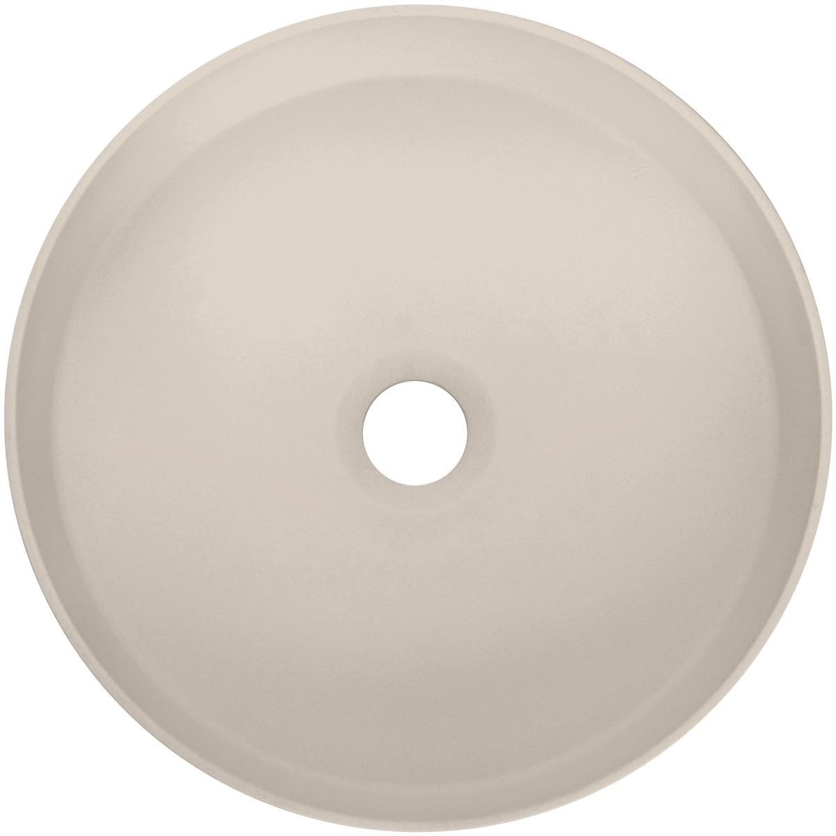 Vasque à poser ronde Deante Silia 36 cm en beige — vue 2