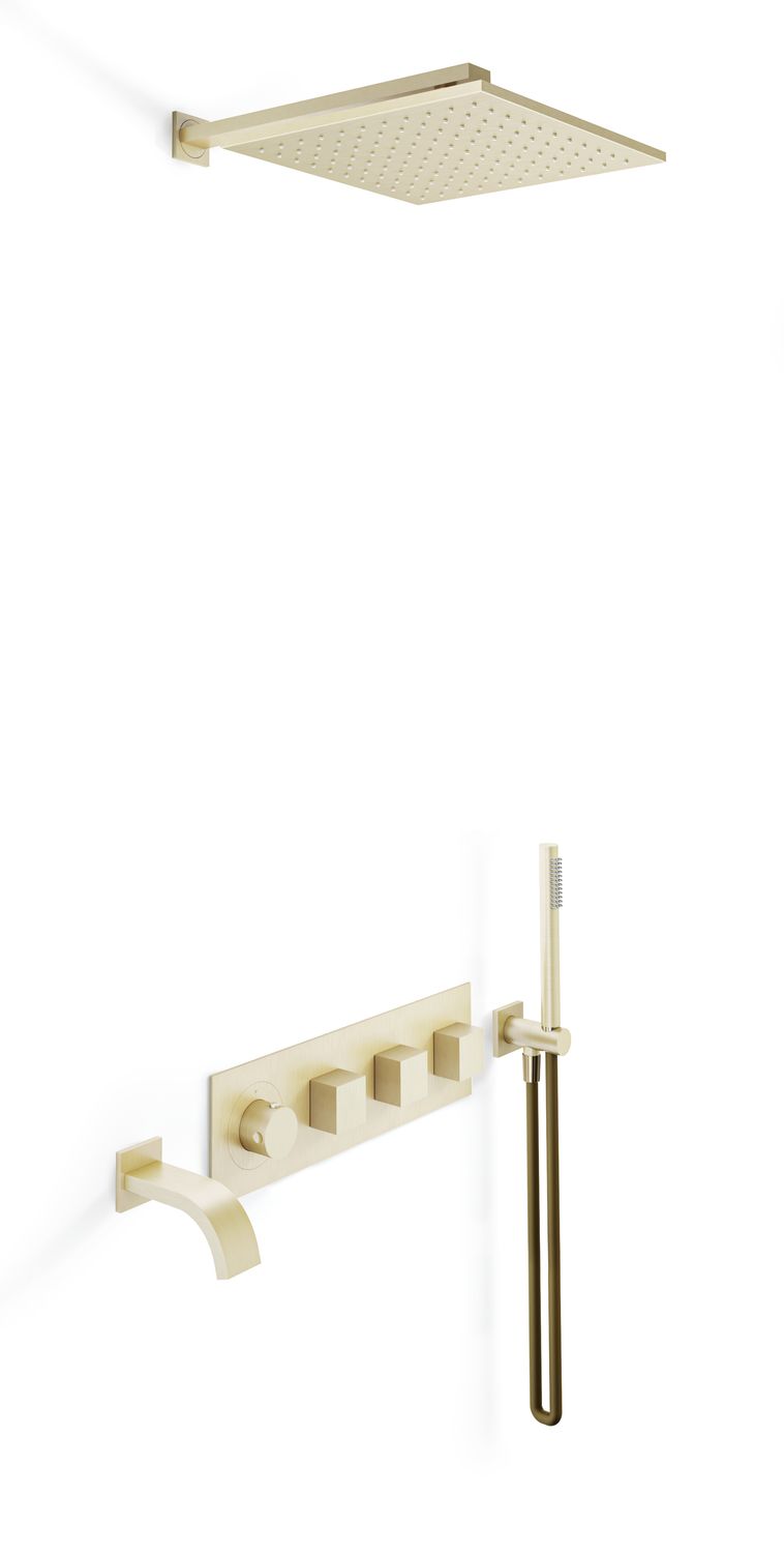 Ensemble de bain / douche thermostatique encastré THG - Collection "Obione"