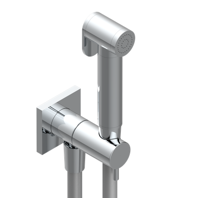 Hygienic Set for WC THG with Trigger Spray for Cold Water with Holder and Hose - "Obione" Collection