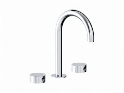 Mélangeur de lavabo THG encastré 3 trous avec vidage - Collection "Oyat"