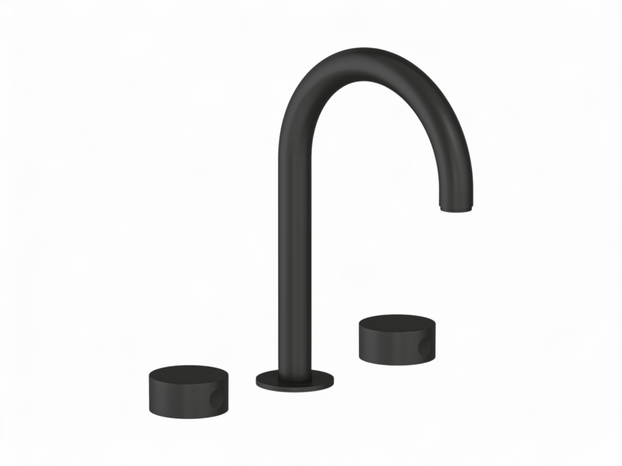 Mélangeur de lavabo THG encastré 3 trous avec vidage - Collection "Oyat" - vue 2