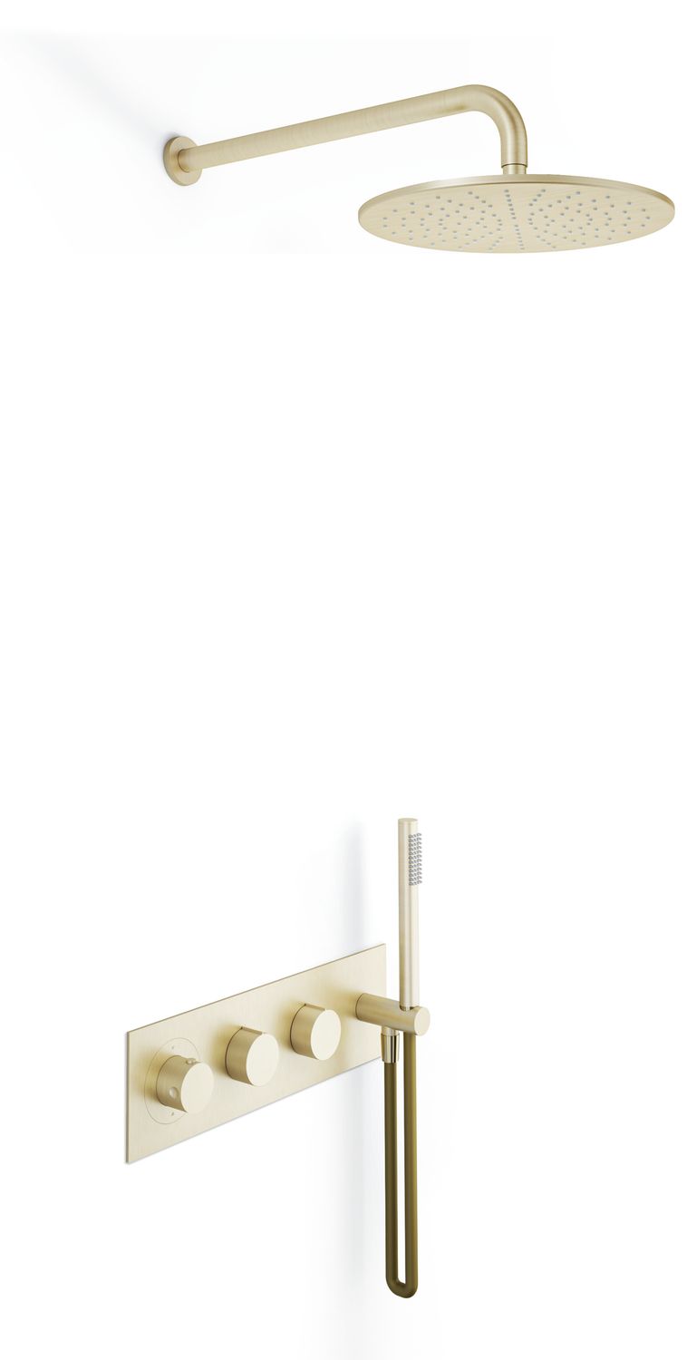 Ensemble de douche thermostatique encastré THG - Collection "Alose" — vue 3