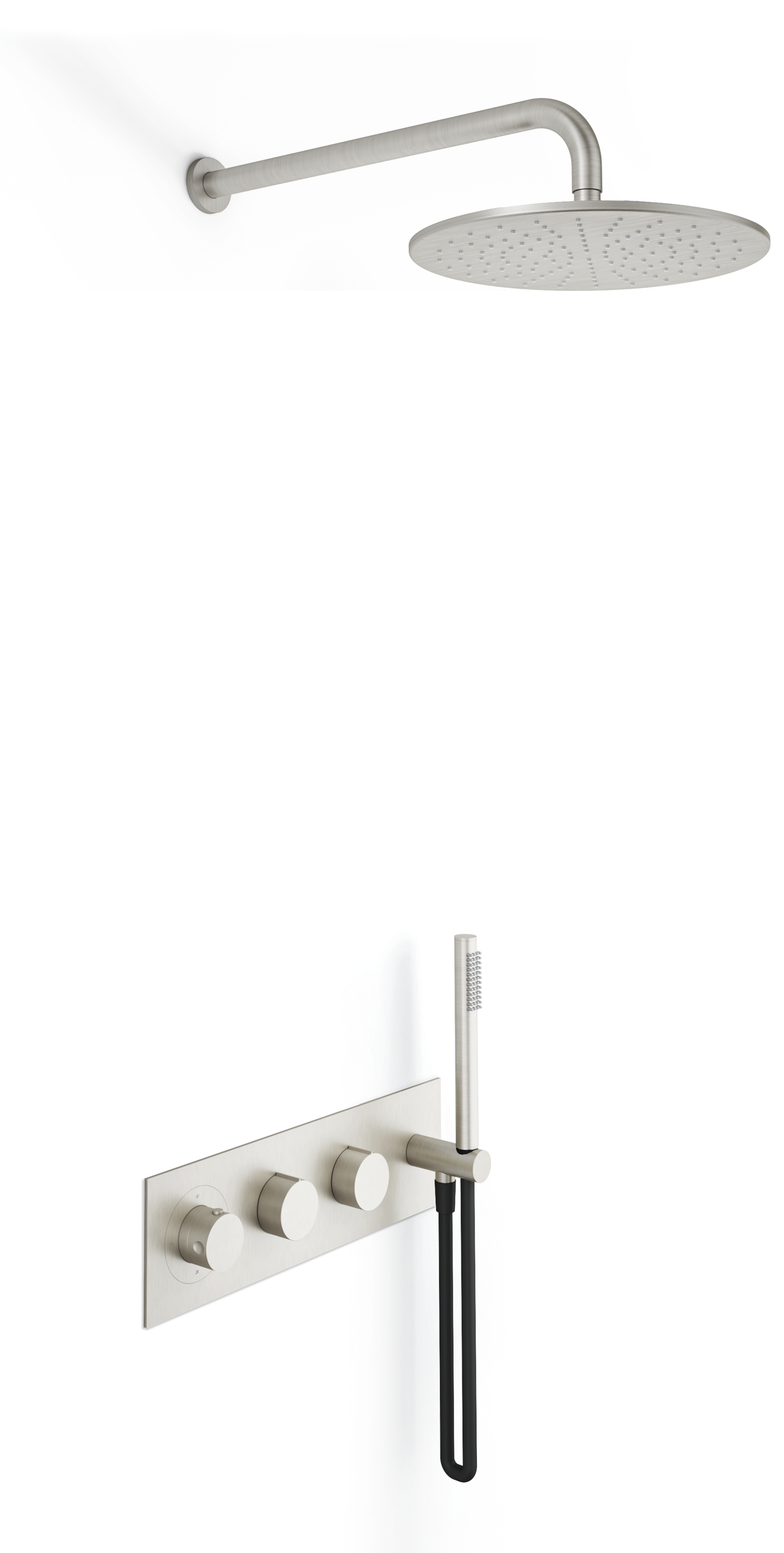 Ensemble de douche thermostatique encastré THG - Collection "Alose" - vue 4