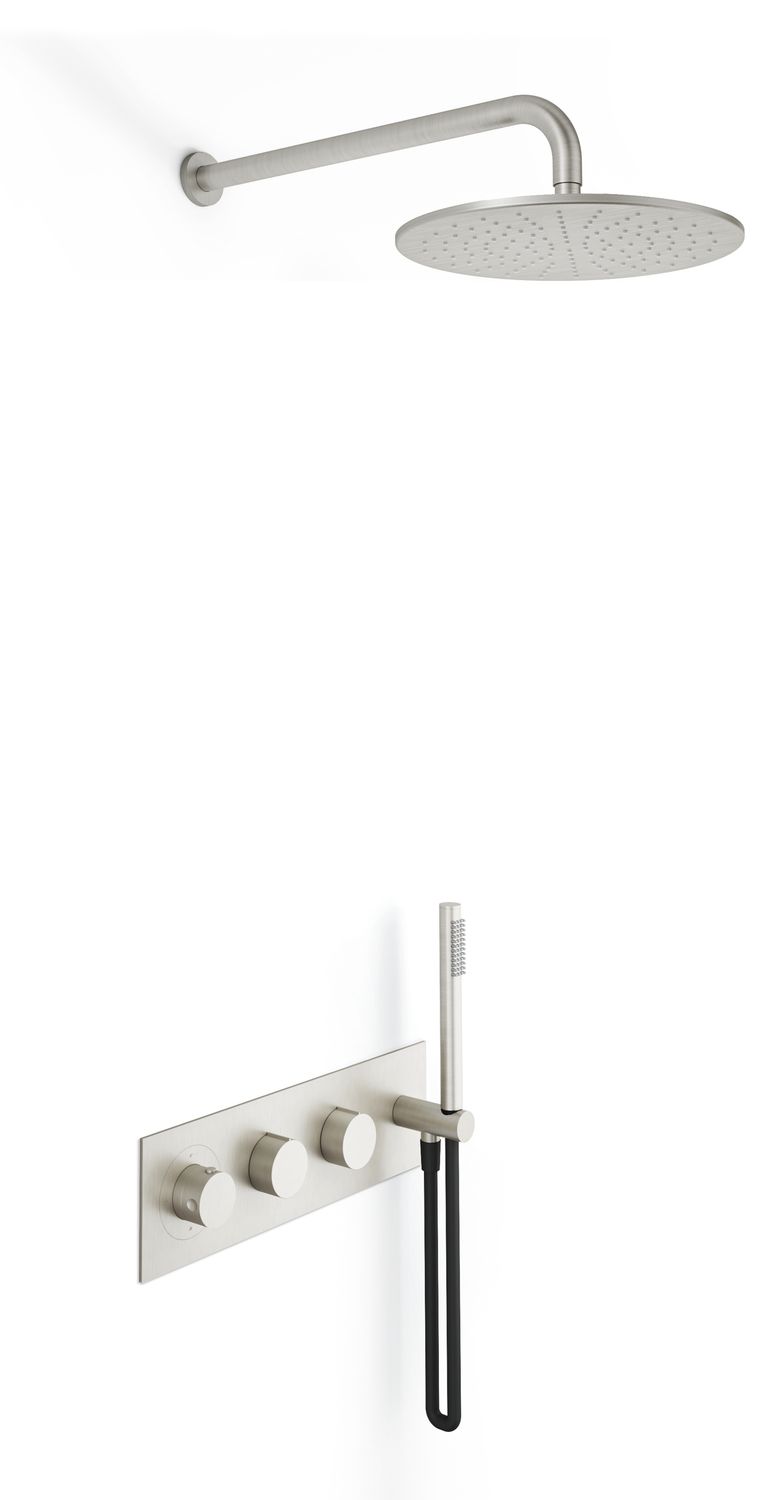 Ensemble de douche thermostatique encastré THG - Collection "Alose" — vue 4