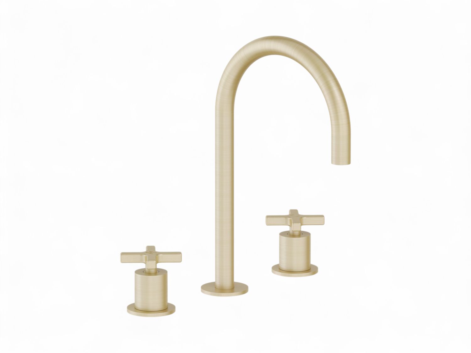 Mélangeur de lavabo 3 trous THG avec vidage bec haut - Collection "Estran" — vue 3