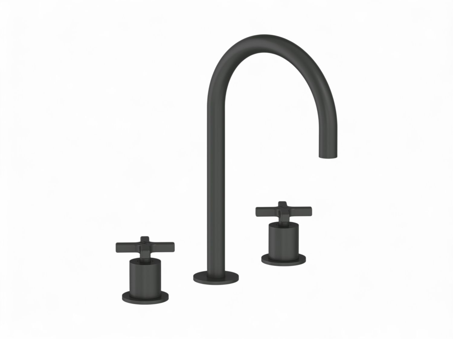 THG 3-Hole Basin Mixer with High Spout and Waste - "Estran" Collection