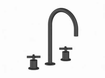 THG 3-Hole Basin Mixer with High Spout and Waste - "Estran" Collection