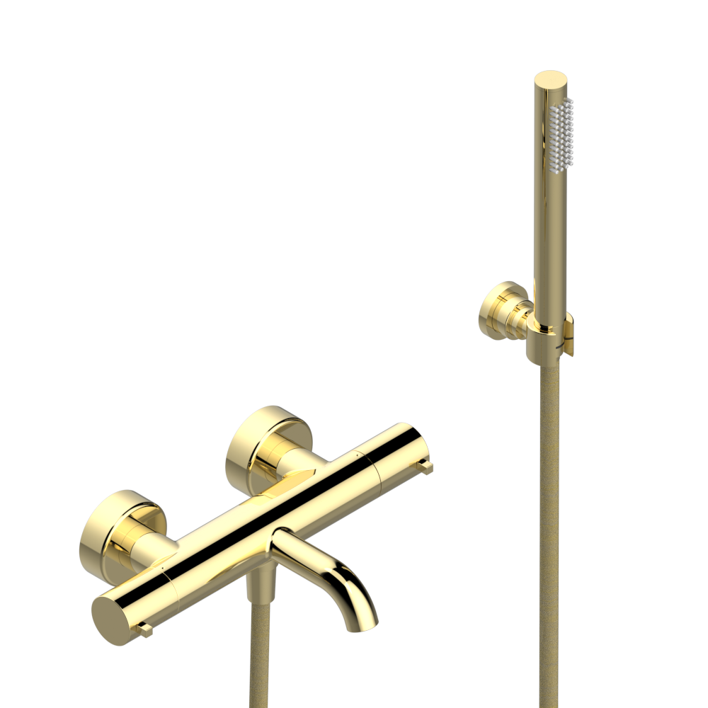 Mitigeur thermostatique de bain / douche THG mural - Collection "Estran" — vue 3