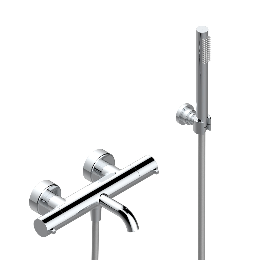 Mitigeur thermostatique de bain / douche THG mural - Collection "Estran"